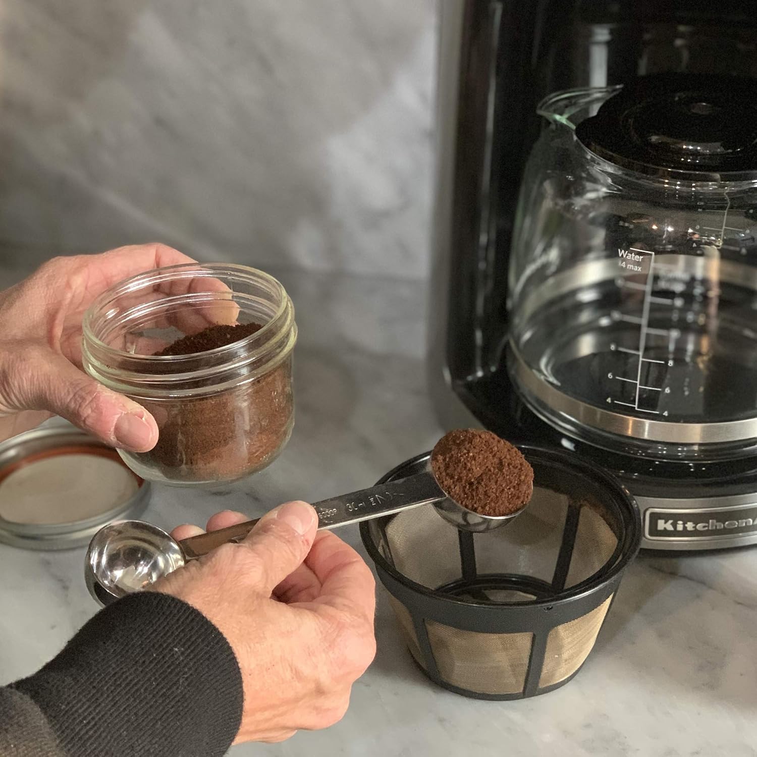 Fox Run Stainless Steel Double Coffee Scoop