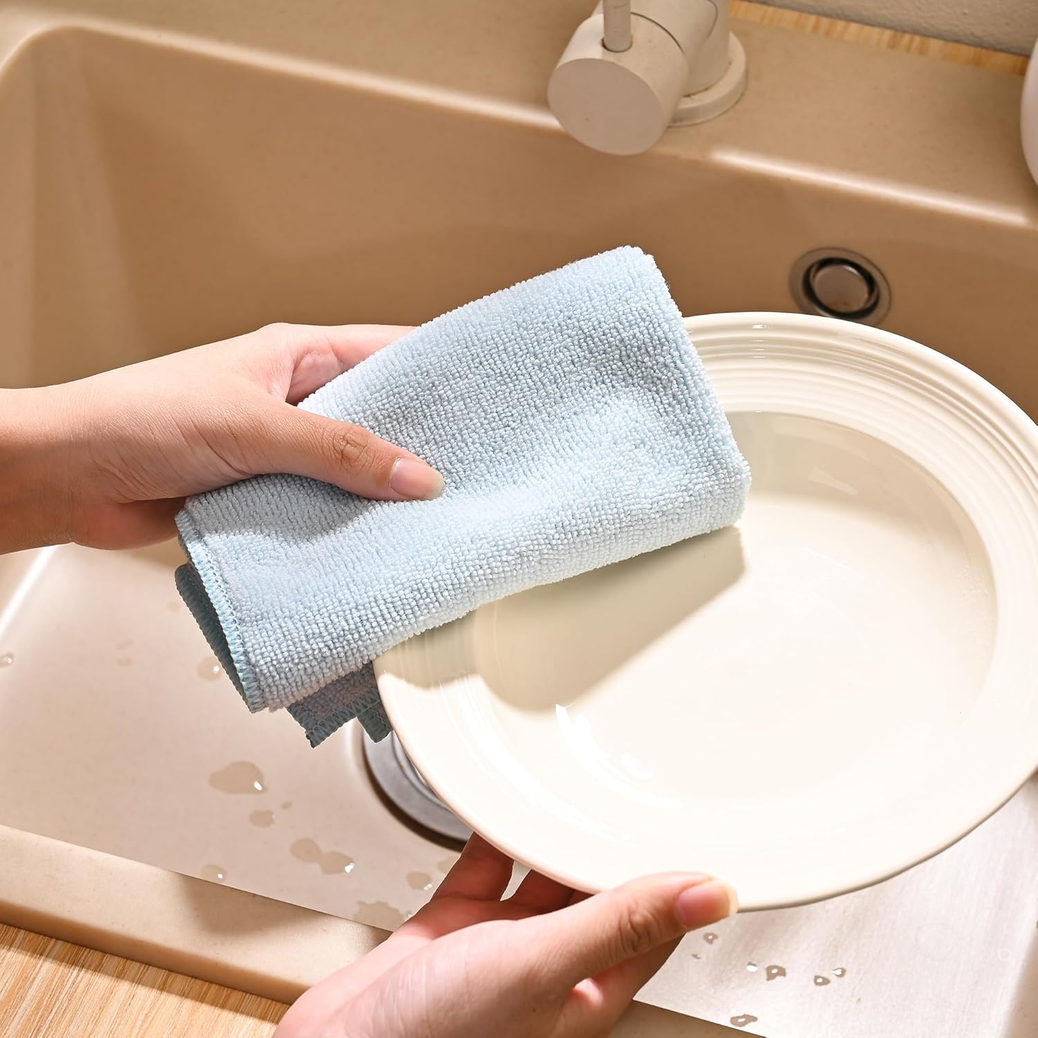 Fox Run Micro Cleaning Cloths, 10 Pack