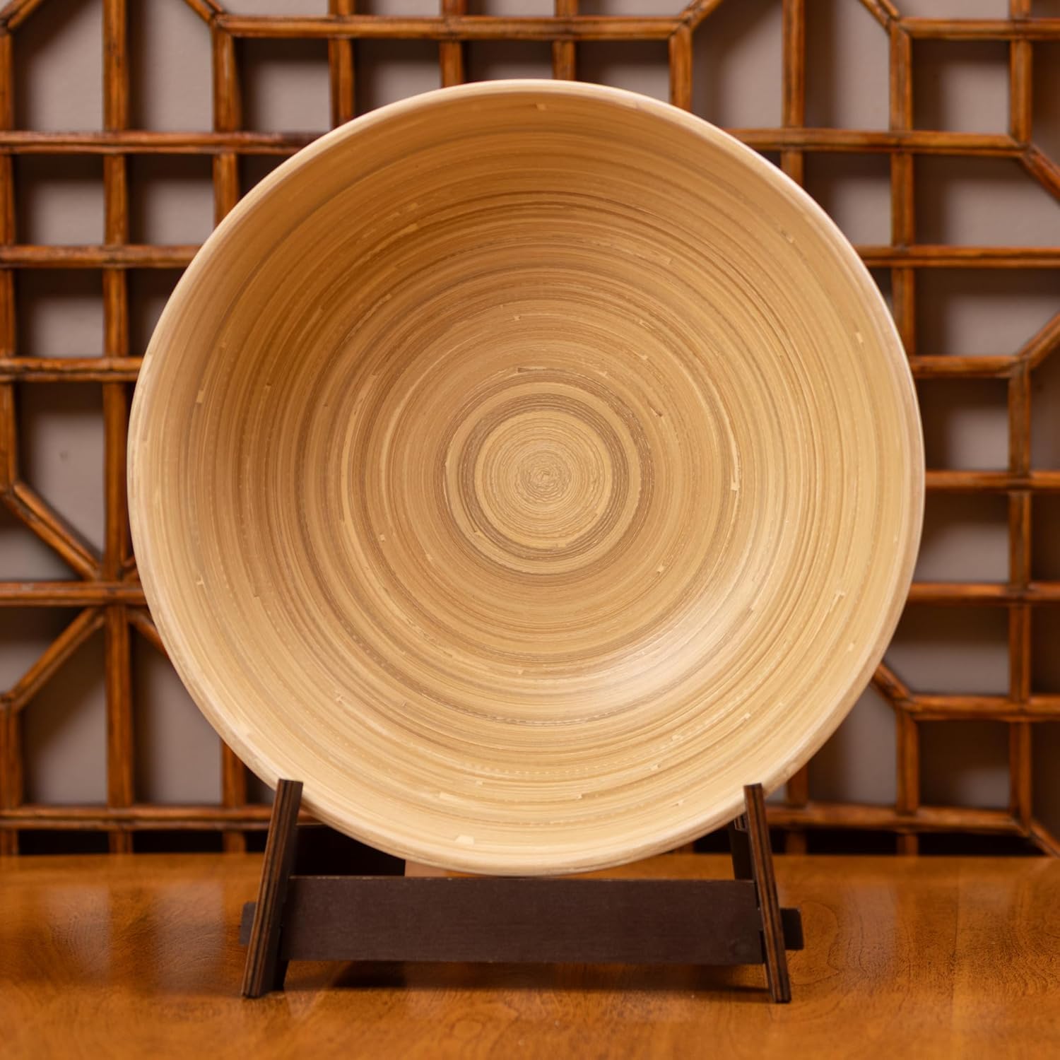 Joyce Chen Lexa Bamboo Salad Bowl – White – 12 Inch – Set of 2
