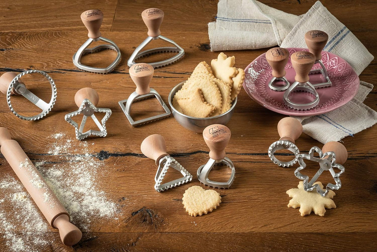 Marcato Ravioli Stamp Kit – Round & Square 58 mm Combo Set