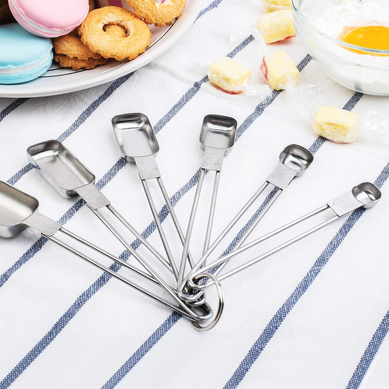 Fox Run Stainless Steel Measuring Spoon Set of 6