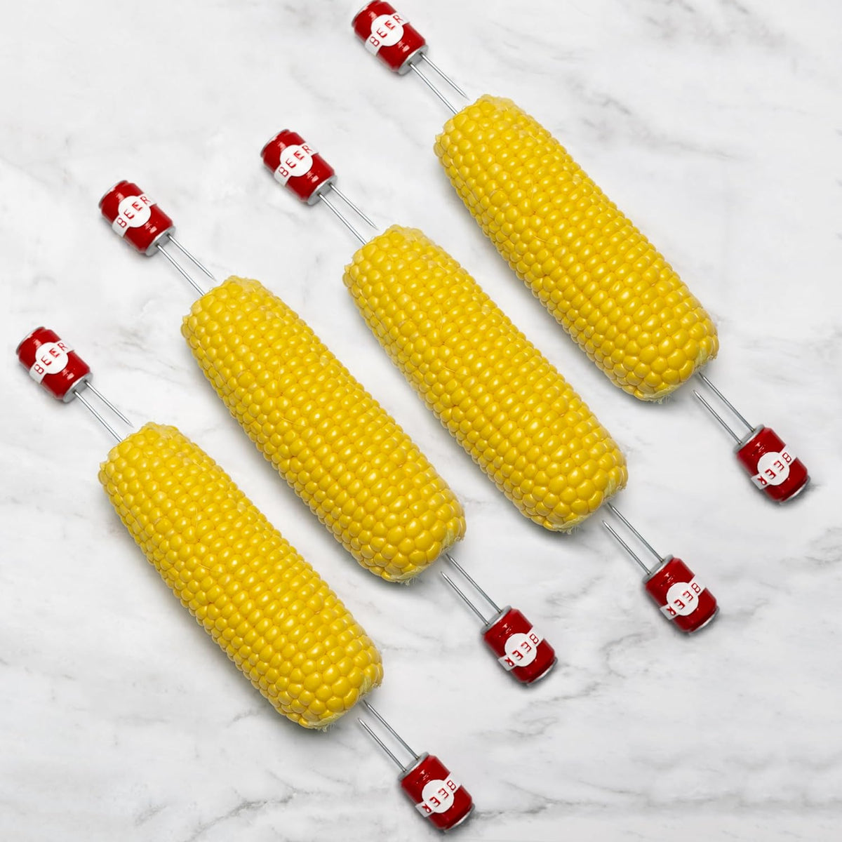 Outset Beer Can Corn Holders – 8 Piece Set