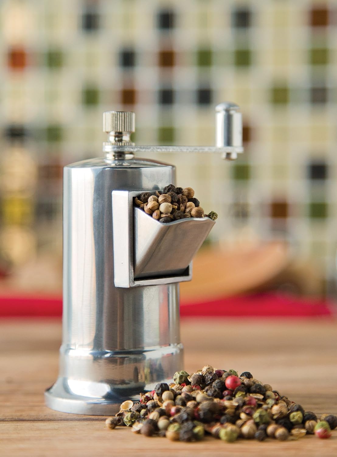 Fox Run Salt and Pepper Mill, Manual Spice Grinder