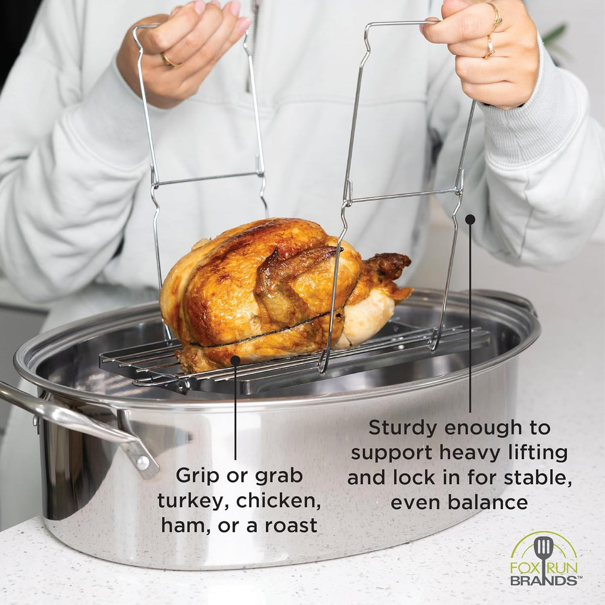Fox Run Turkey And Roast Lifter