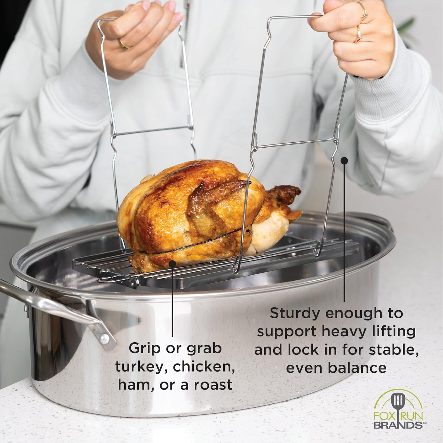 Fox Run Turkey And Roast Lifter