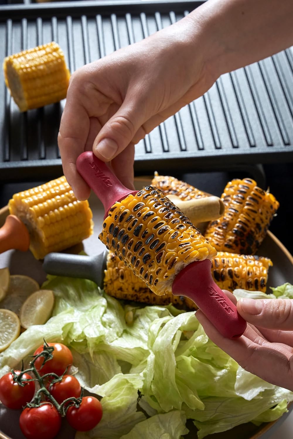 Zyliss Interlocking Corn Holders – 4 Pc Set