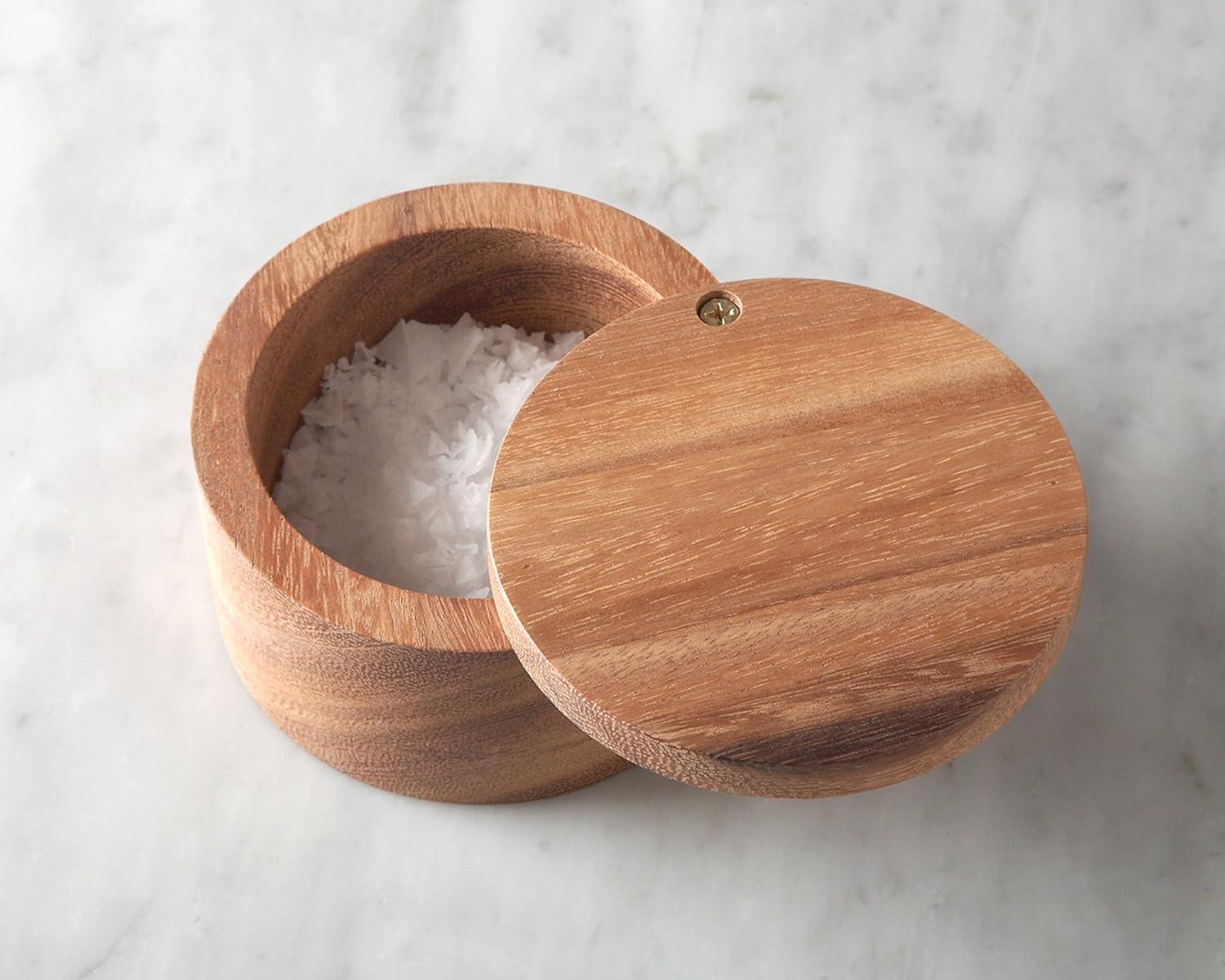 Ironwood Appalachian Acacia Wood Salt Cellar
