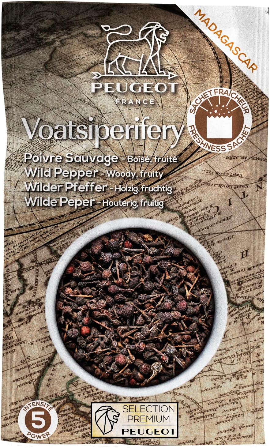 Peugeot Voatsiperifery Madagascar Wild Peppercorns – 60 g