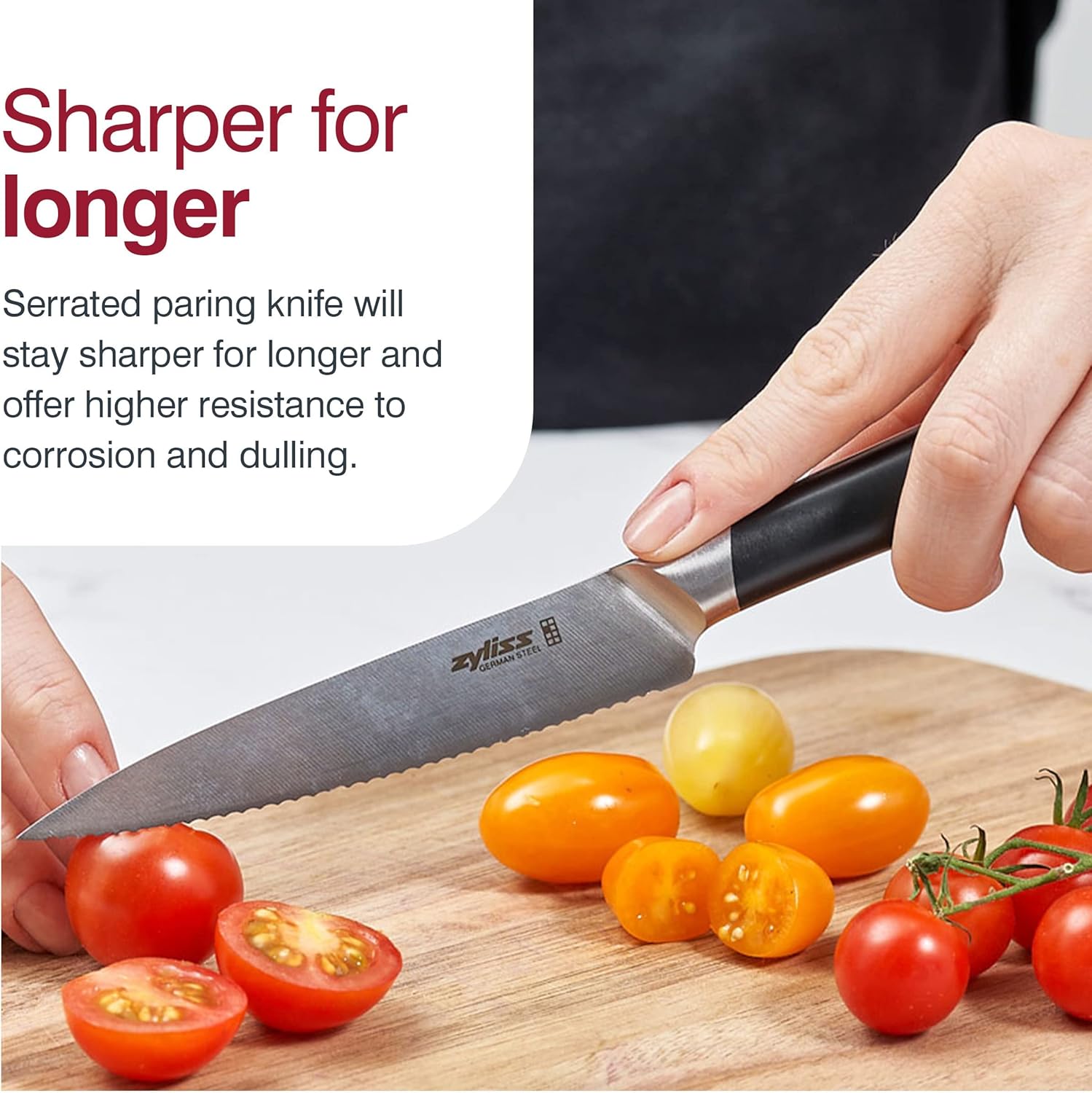 Zyliss Comfort Pro Serrated Paring Knife by Kitchen Niche