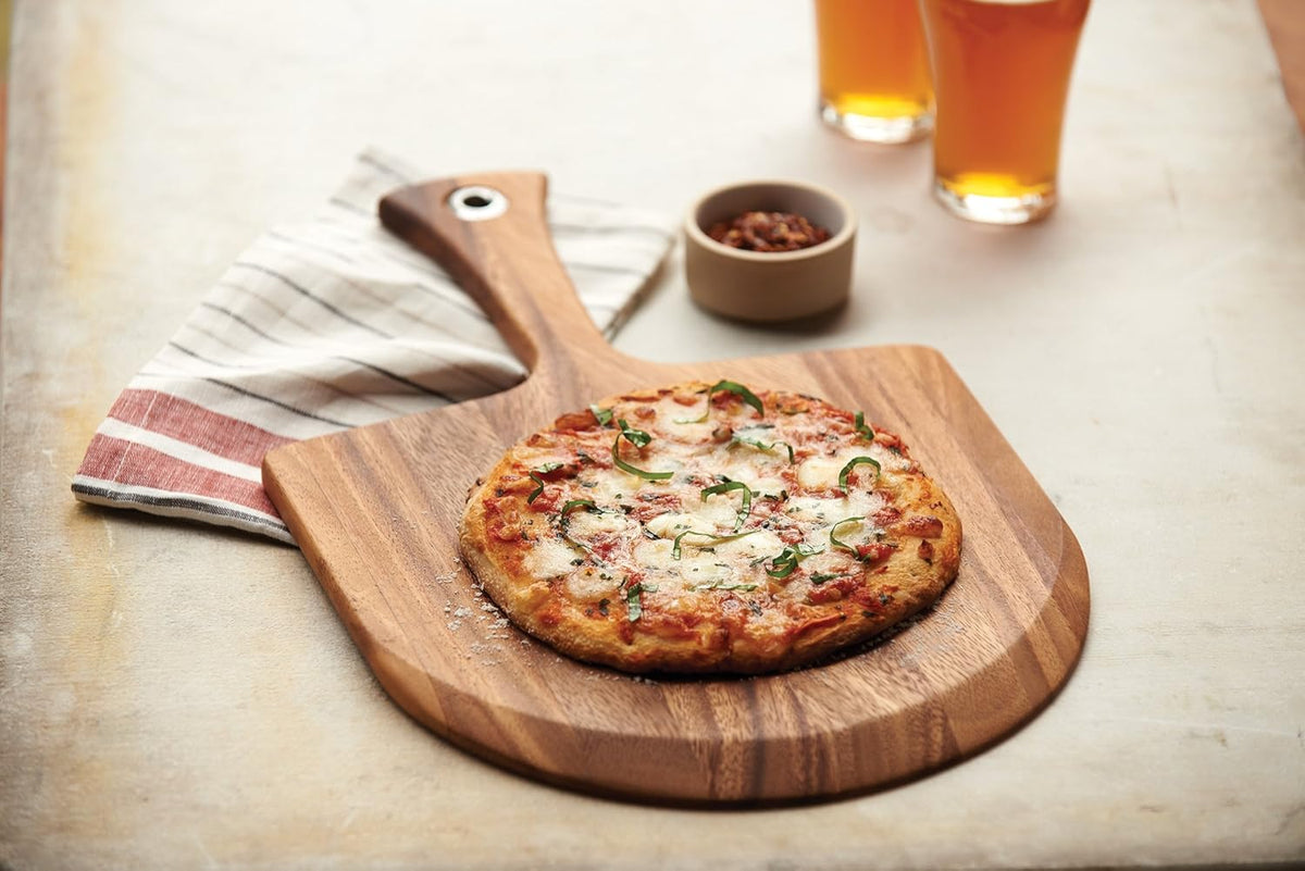 Ironwood Lucca Acacia Wood Mini Pizza Peel