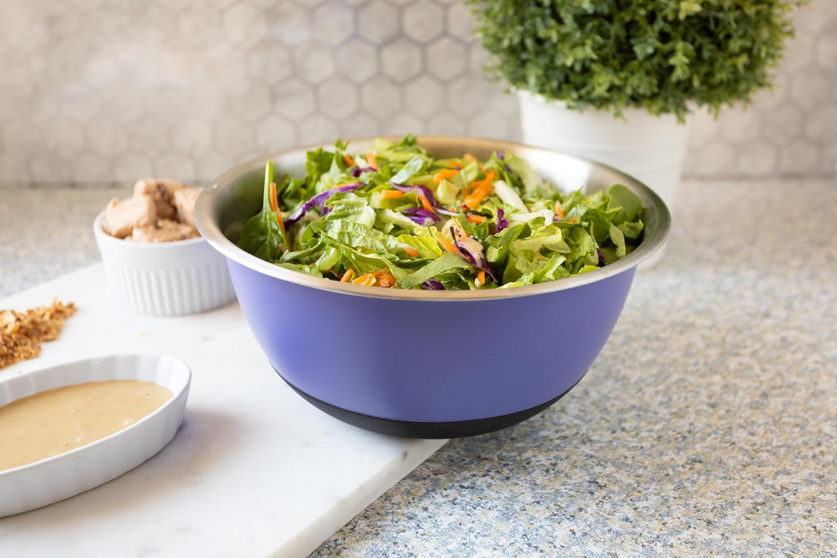 Fox Run Mixing Bowl – 4.25 Qt Purple