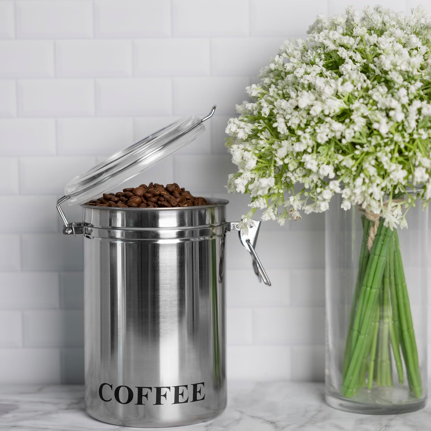 Fox Run Stainless Steel Coffee Canister