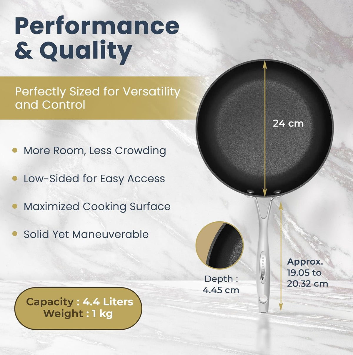 Scanpan HaptIQ Fry Pan – 24 cm