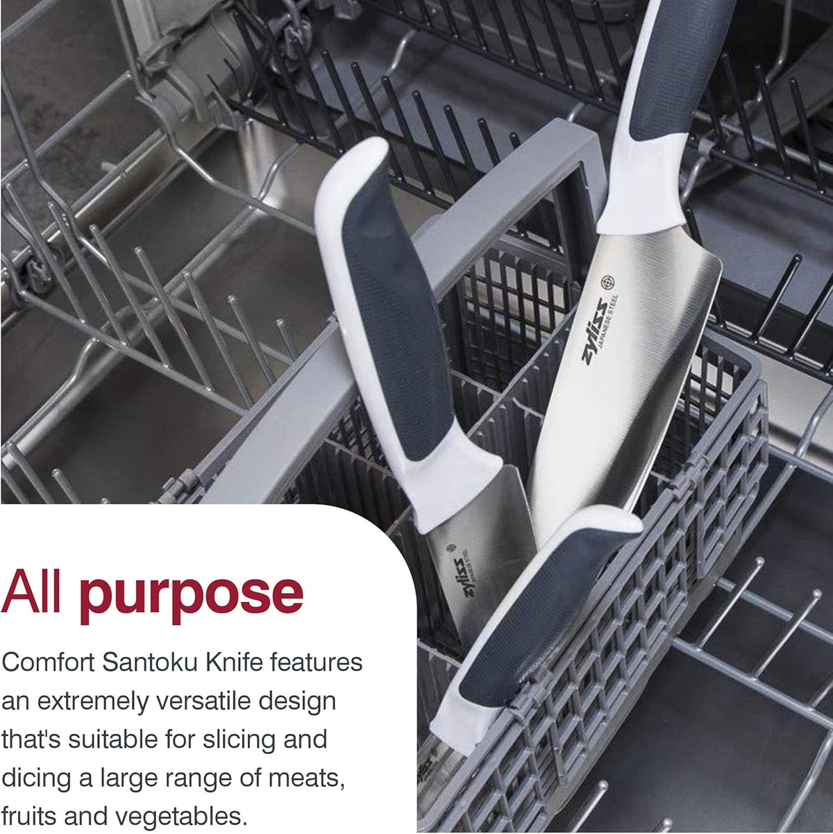 Zyliss Comfort Santoku Knife by Kitchen Niche