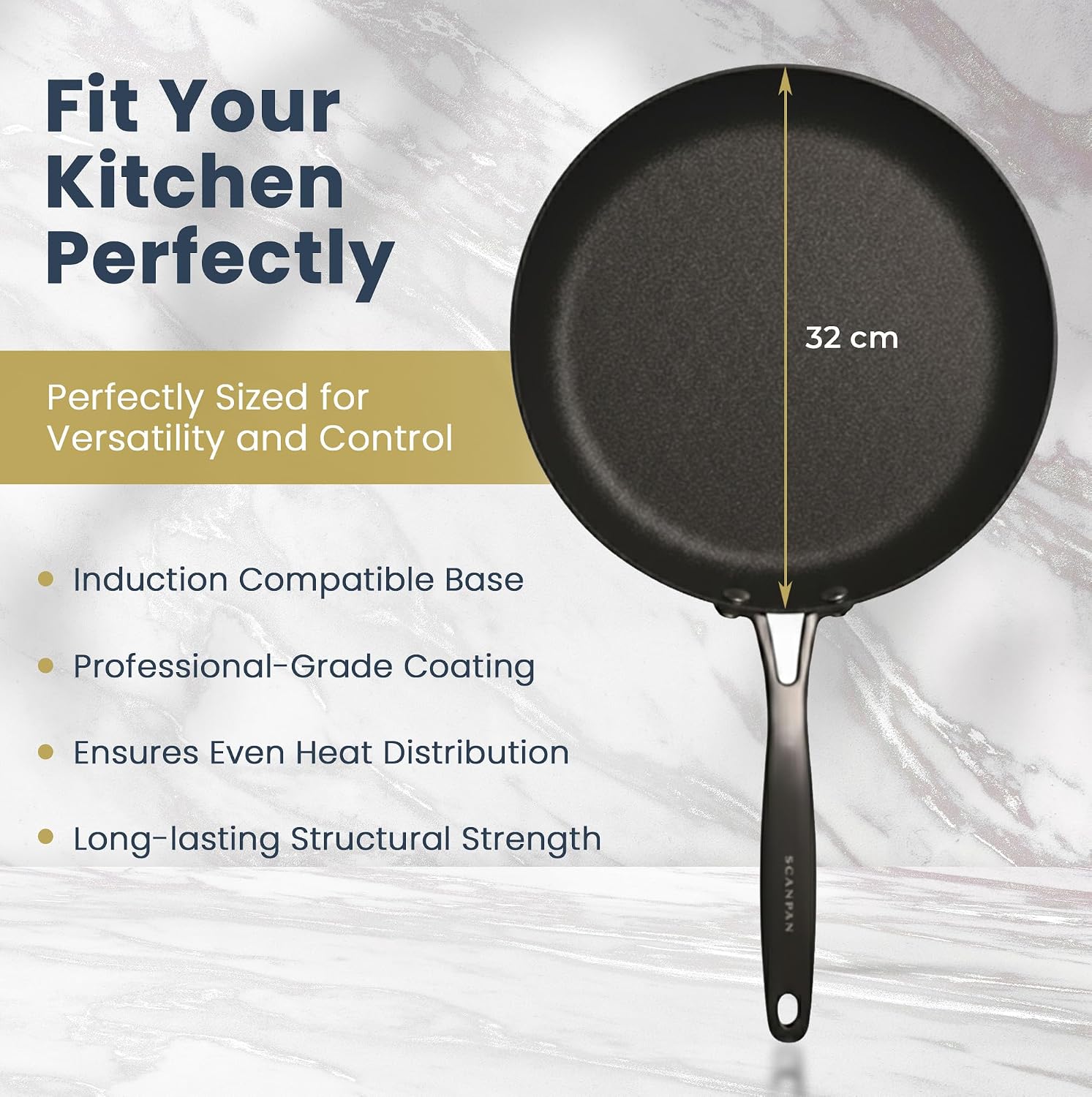 Scanpan Pro SB+ Induction Fry Pan – 32 cm
