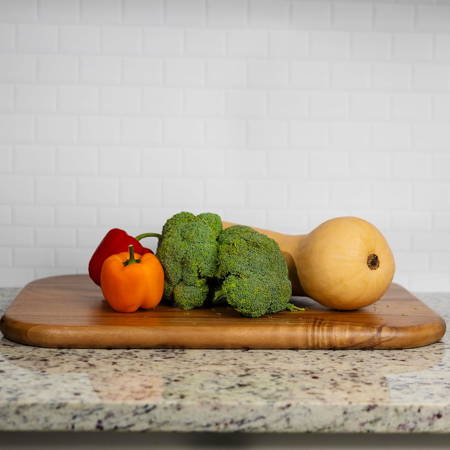Ironwood Gansevoort Large Acacia Wood Carving Board with Juice Groove