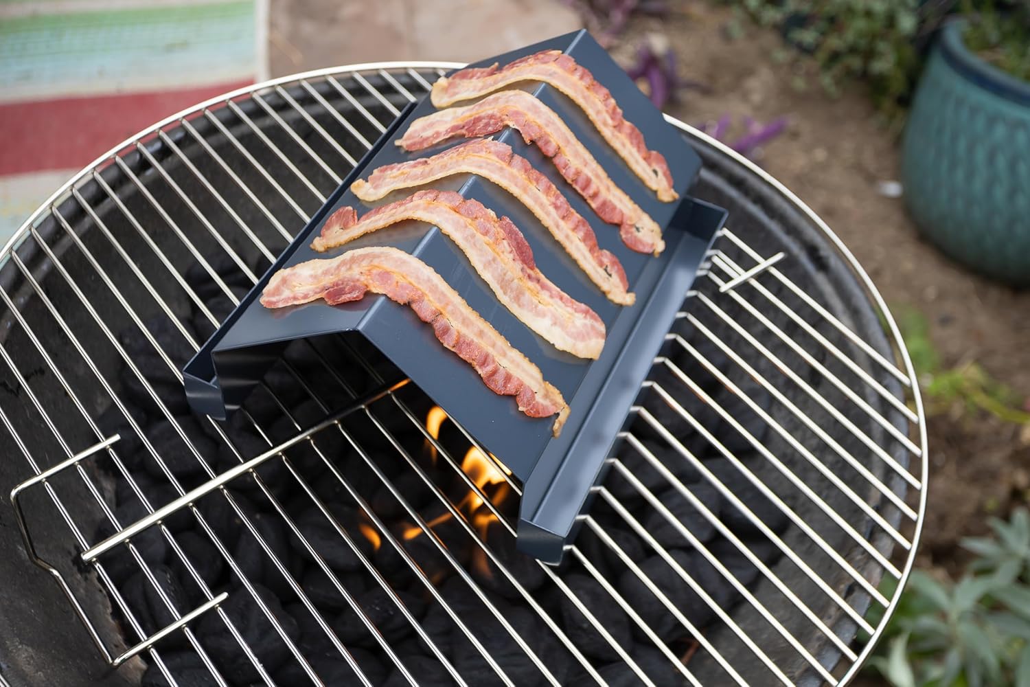 Outset BBQ Bacon Rack – Non-Stick Grill Accessory
