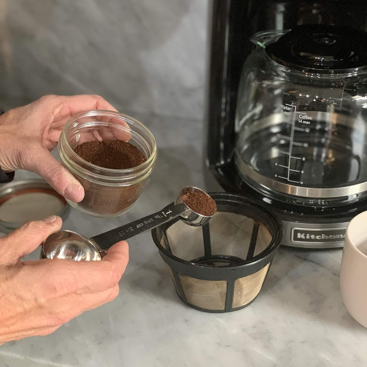 Fox Run Stainless Steel Double Coffee Scoop