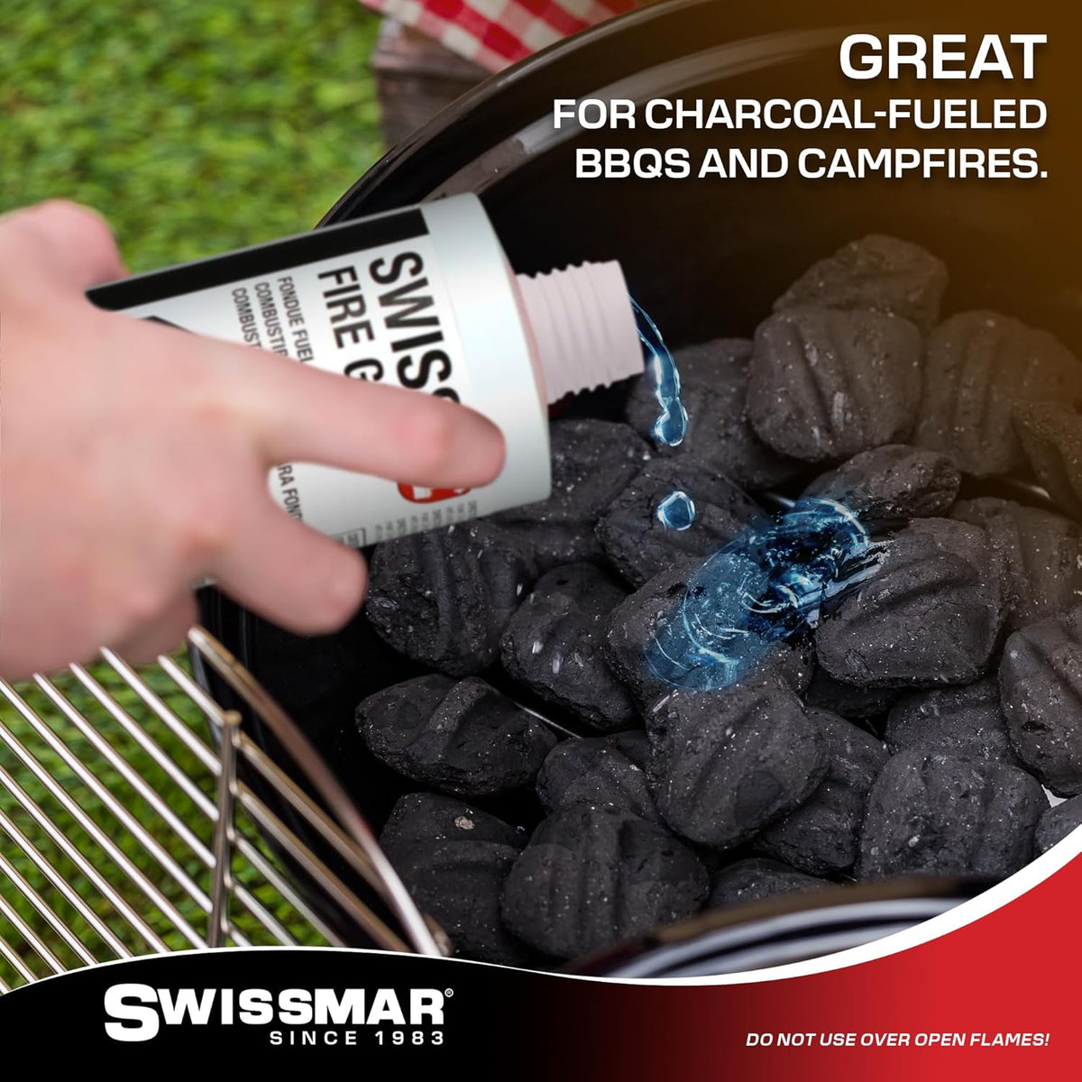 Swissmar Swiss Fire Gel Refill – 500 ml / 17 oz by Kitchen Niche