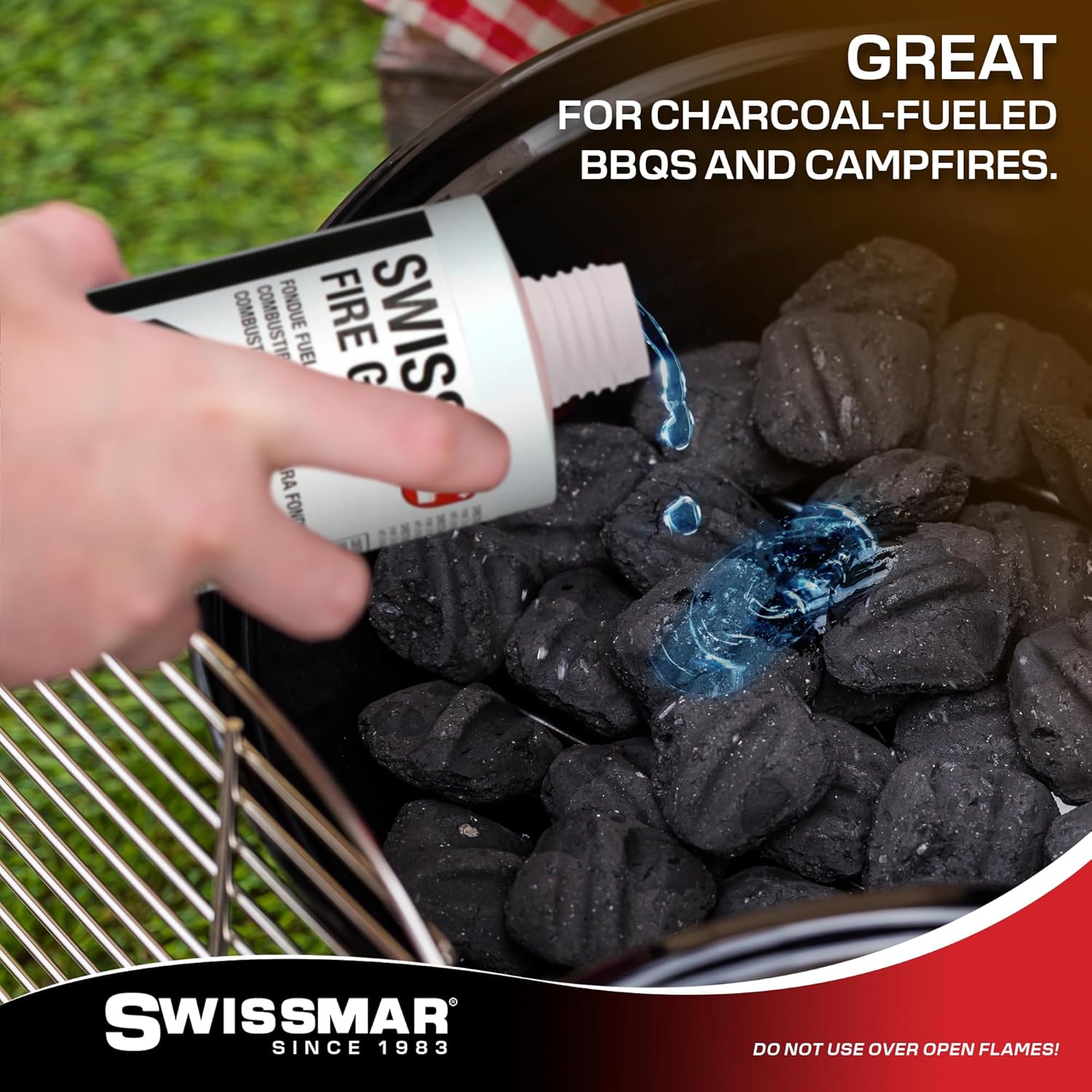 Swissmar Swiss Fire Gel Refill – 500 ml / 17 oz by Kitchen Niche