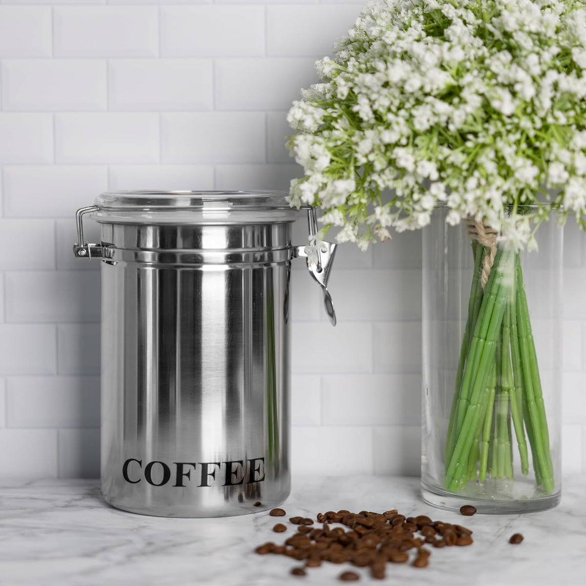 Fox Run Stainless Steel Coffee Canister