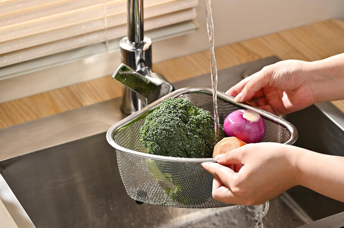 Fox Run 3-Quart Stainless Steel Triangular Colander