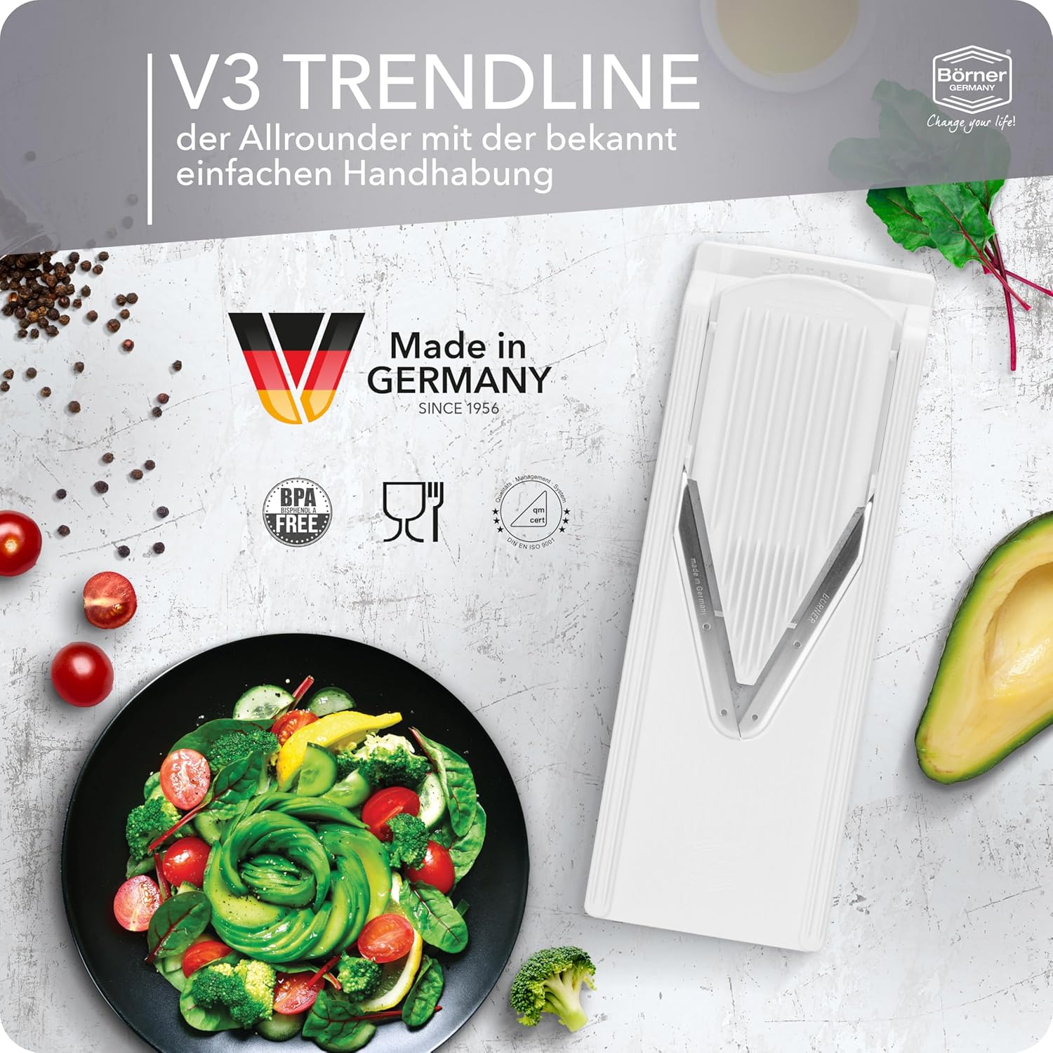 Börner V-Slicer® Plus Mandoline – White