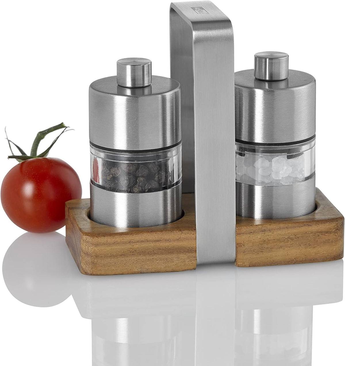 AdHoc Menage MiniMill Salt &amp; Pepper Mill Set – 3.3" / 8.5 cm