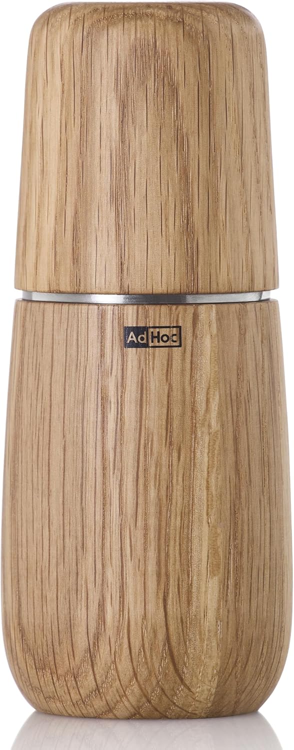 AdHoc Yono Salt and Pepper Mill – Light Oak – 6" / 15 cm by Kitchen Niche