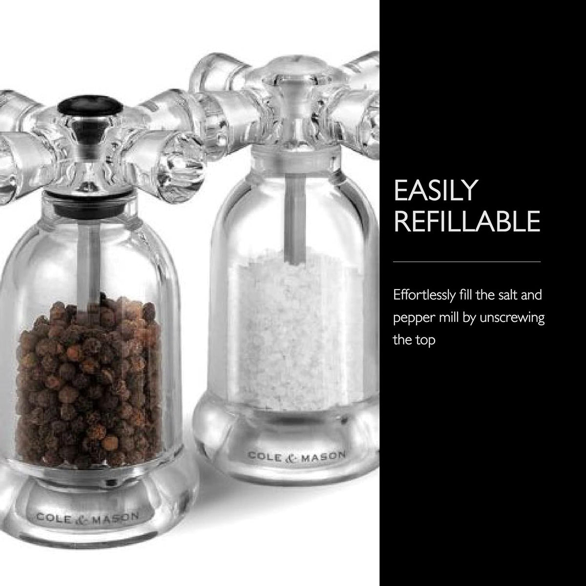 Cole & Mason Tap Precision Salt & Pepper Mill Gift Set