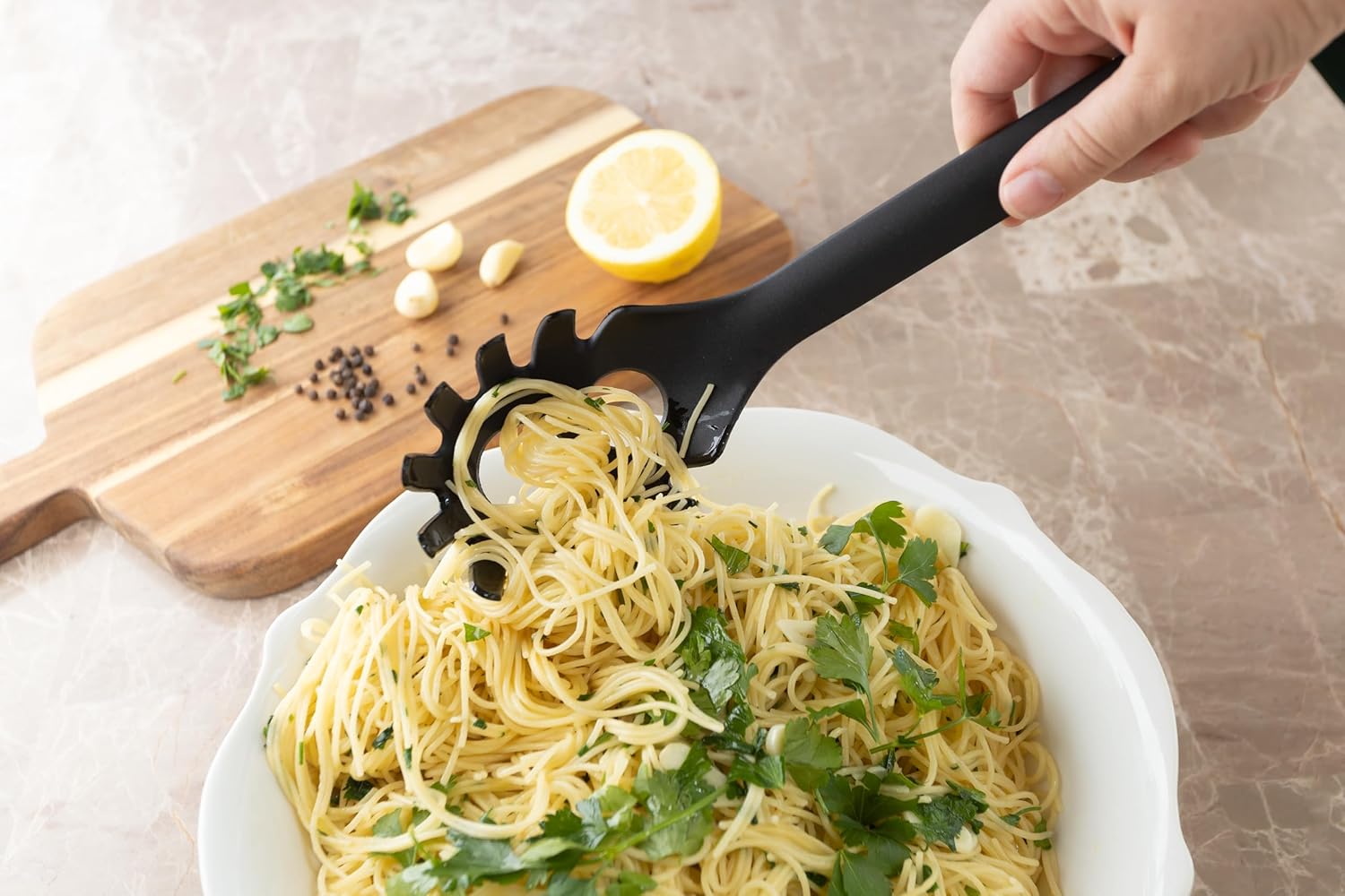 Fox Run Black Nylon Spaghetti Server