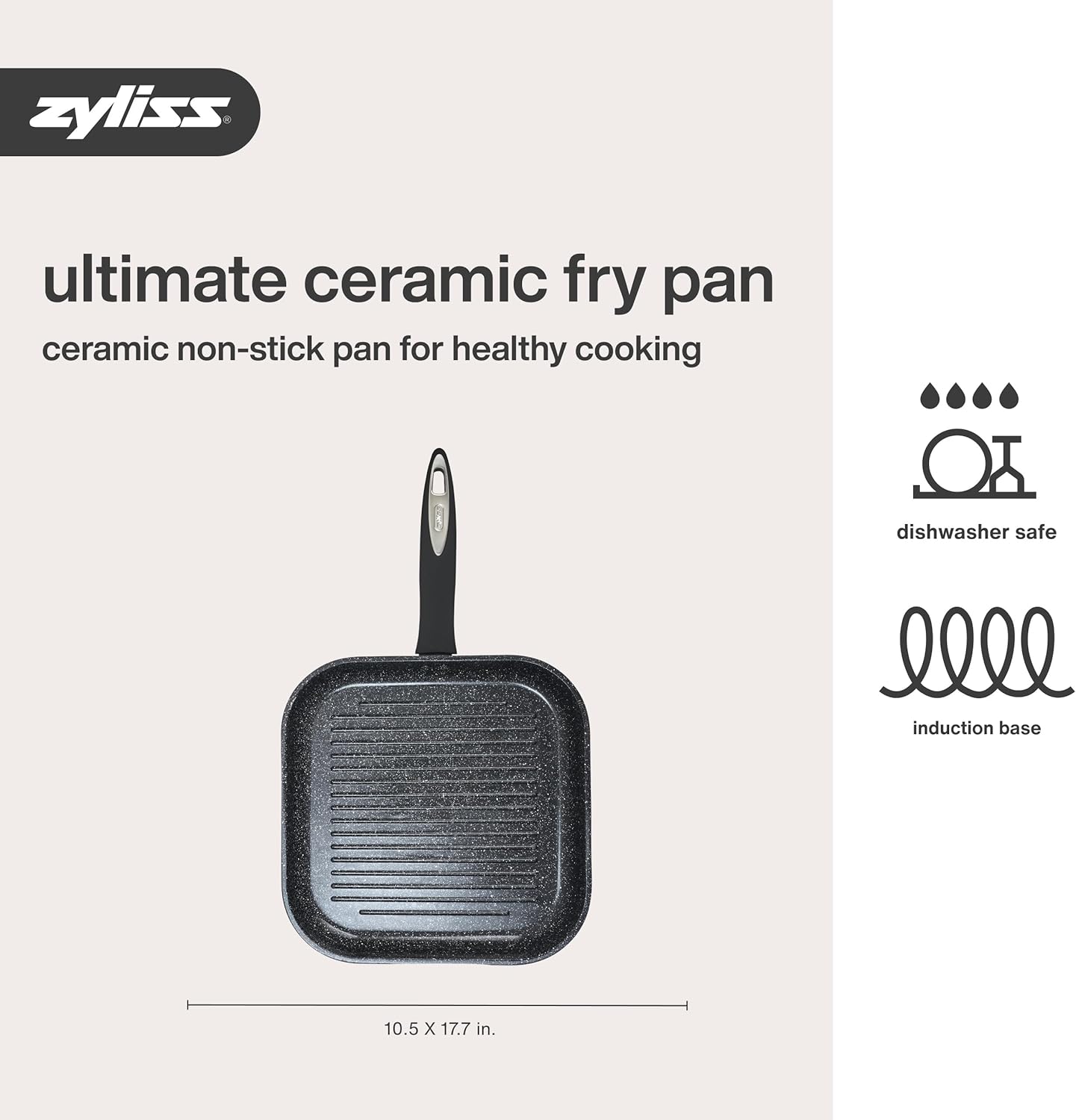 Zyliss Ultimate Ceramic Grill Pan – 26 cm