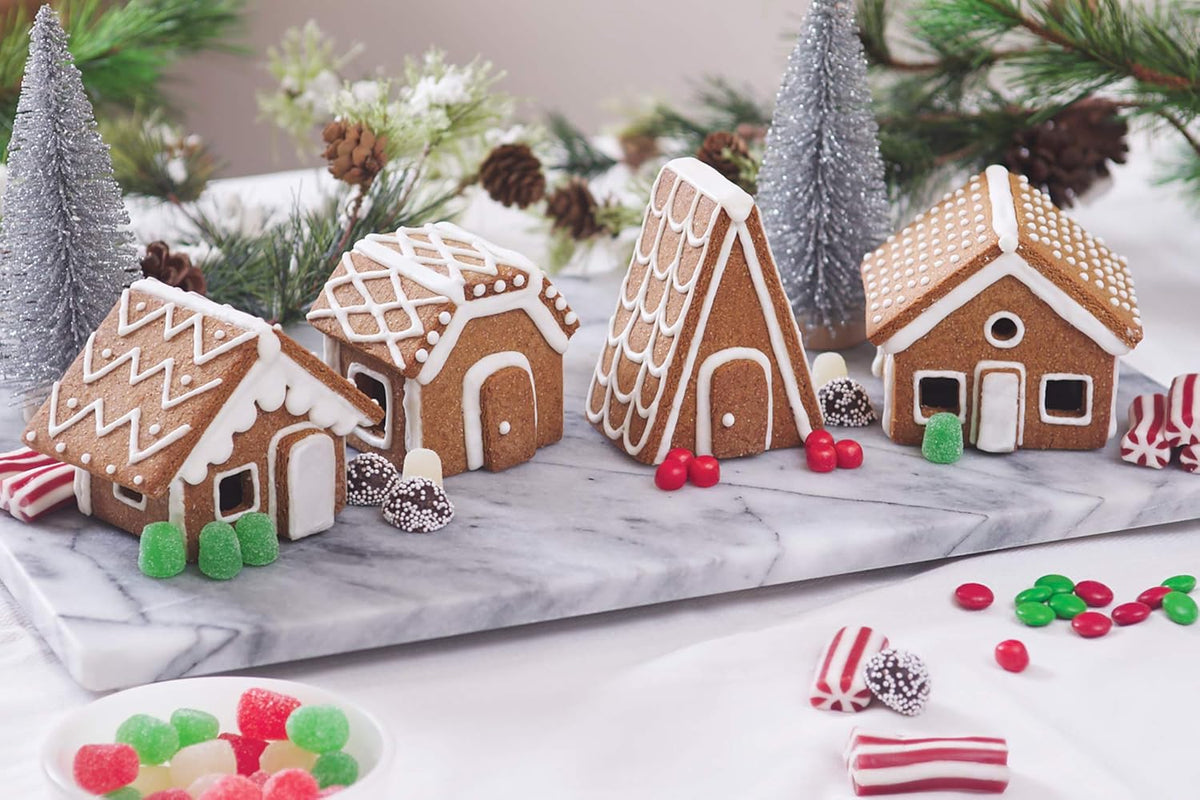 Fox Run Gingerbread House Christmas Village Set