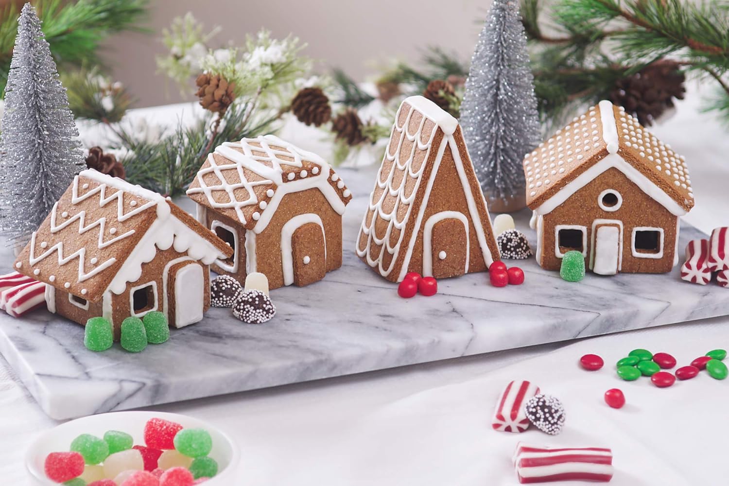 Fox Run Gingerbread House Christmas Village Set