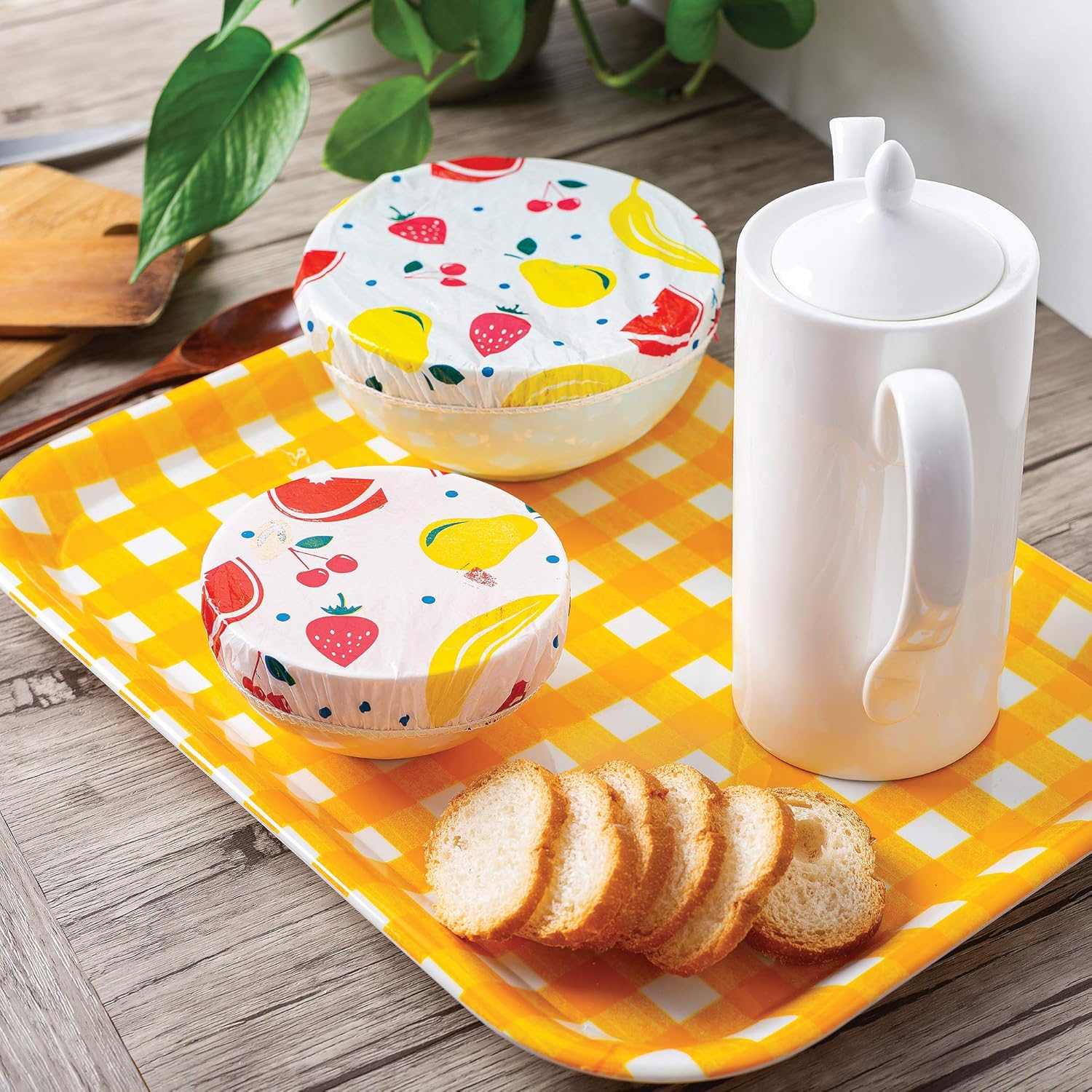 Fox Run Reusable Fruit Bowl Covers Set