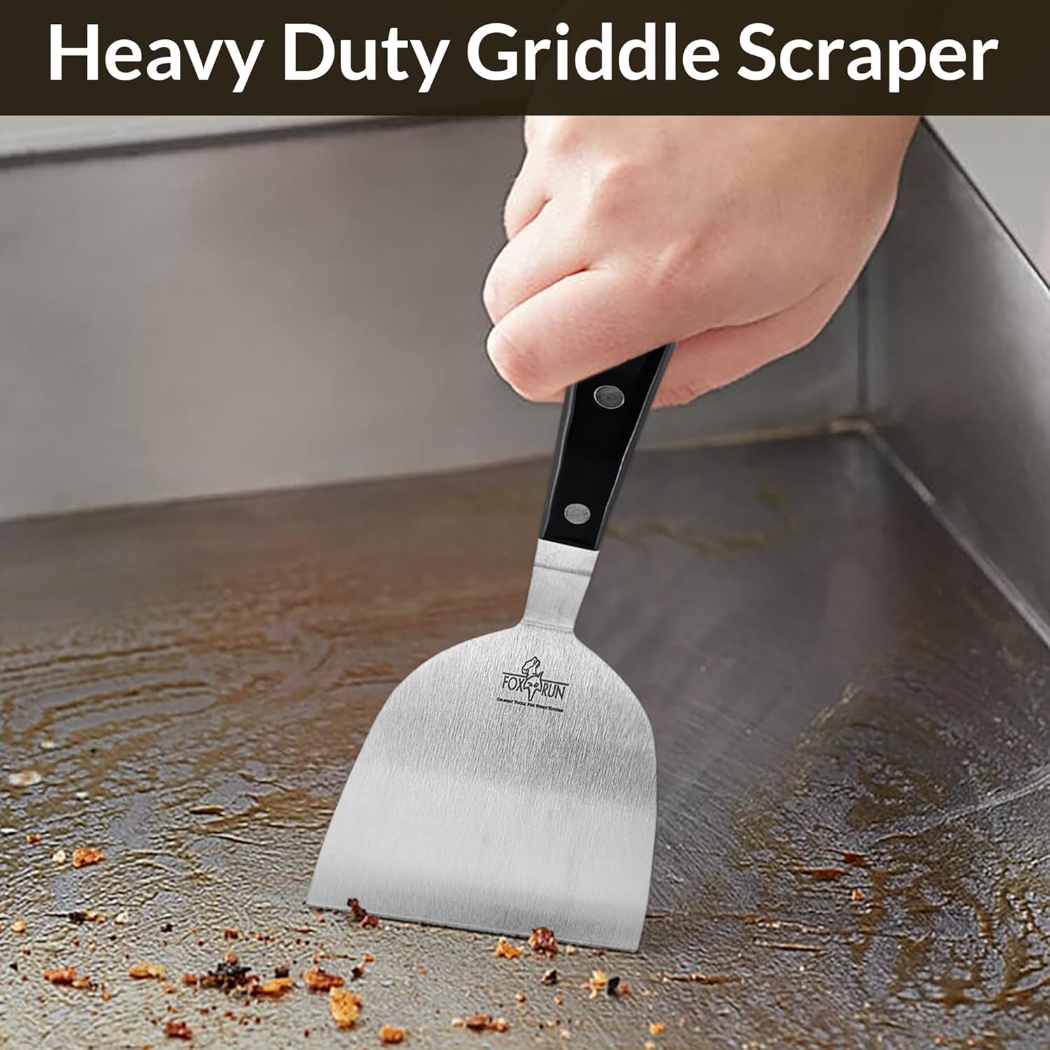 Fox Run Stainless Steel Griddle Scraper