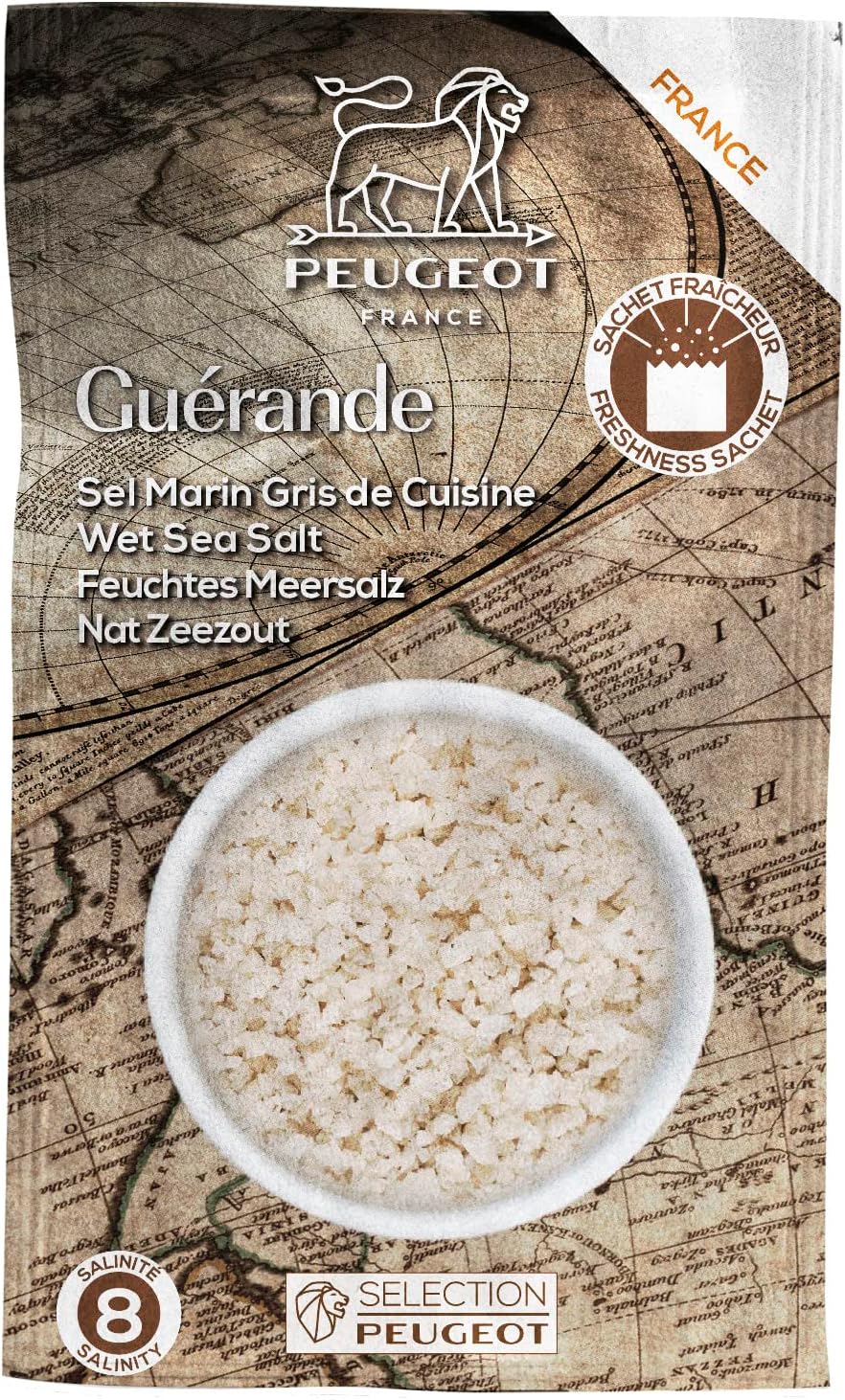 Peugeot Sel De Guérande France Wet Sea Salt – 300 g
