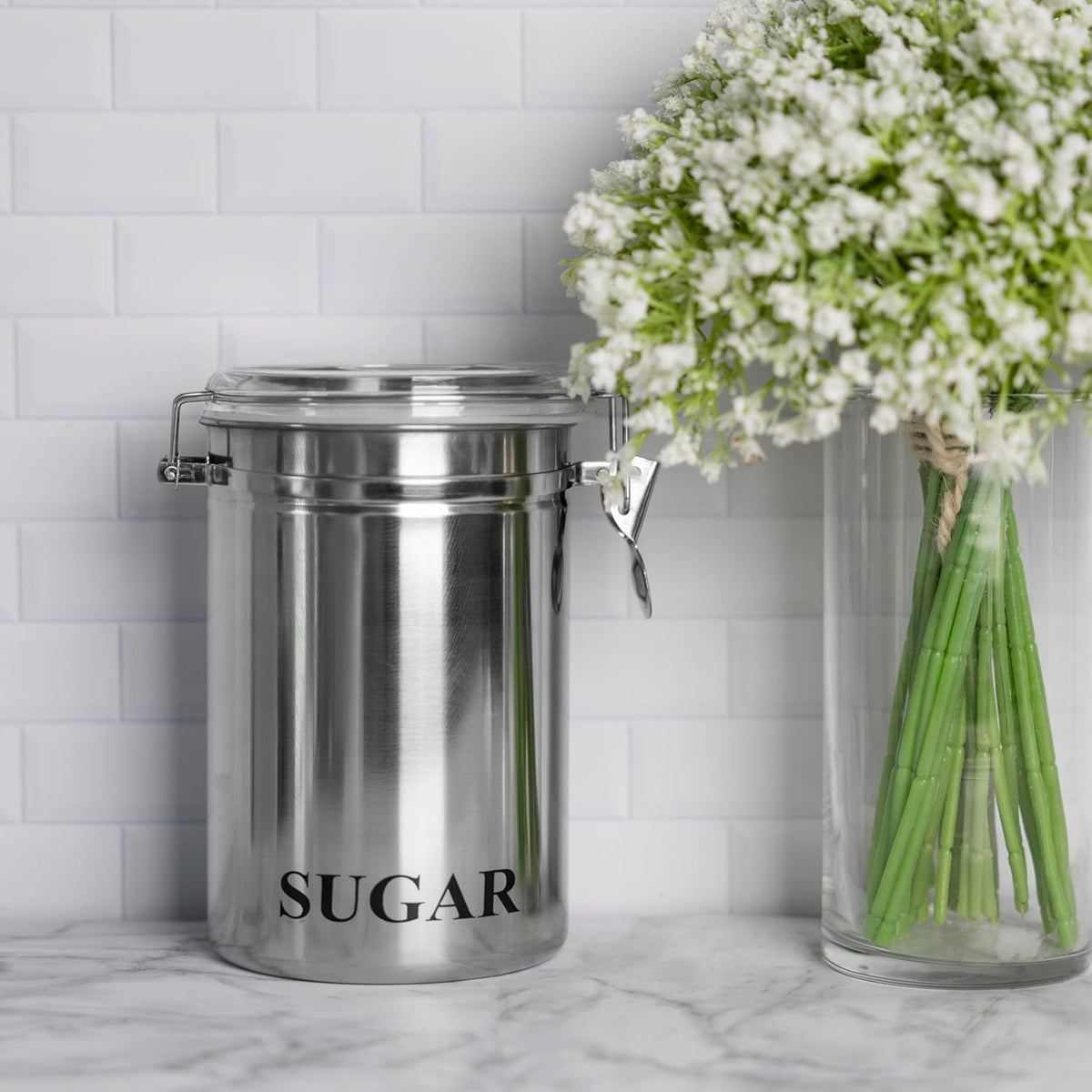 Fox Run Stainless Steel Sugar Canister