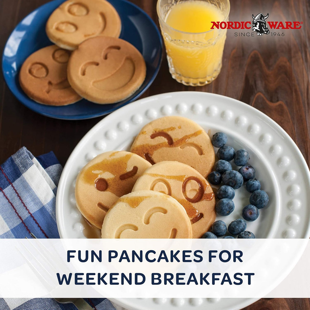 Nordic Ware Smiley Face Pancake Pan