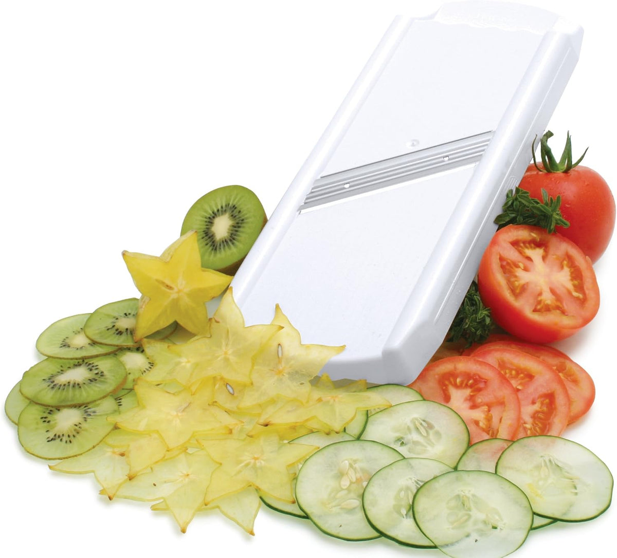 Swissmar Borner Disc Mandoline Slicer – White by Kitchen Niche