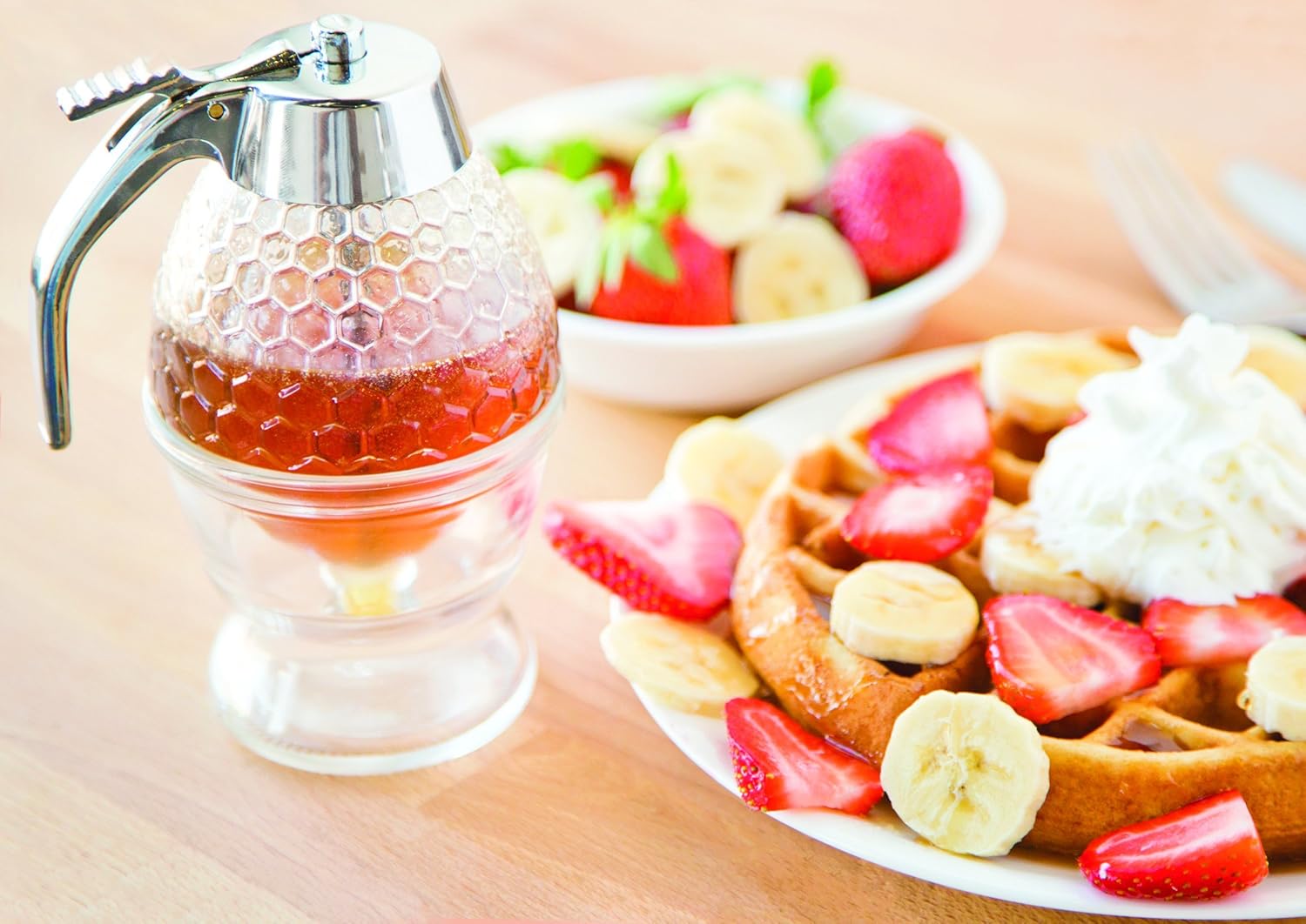 Fox Run Syrup & Honey Dispenser