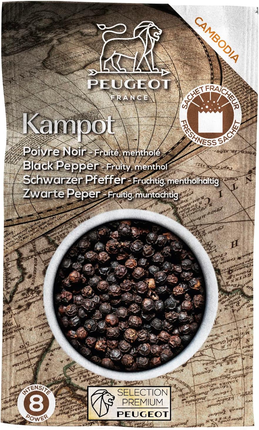 Peugeot Kampot Cambodia Black Pepper – 60 g