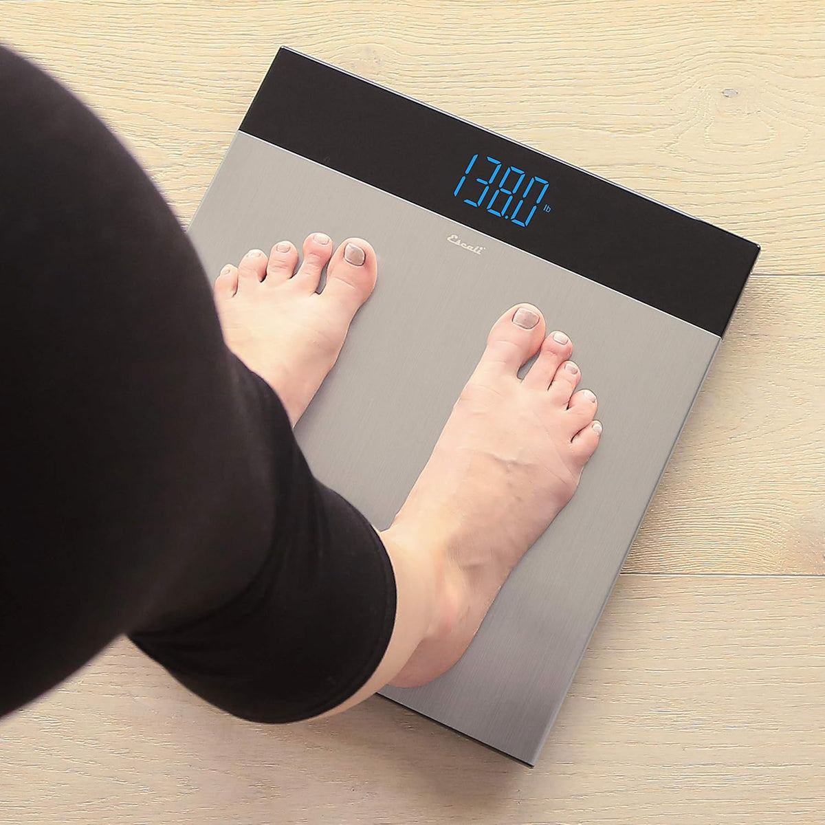 Escali Extra Large Stainless Steel Bathroom Scale