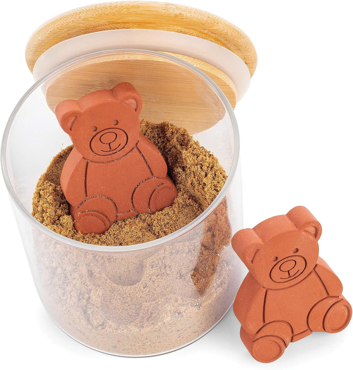 Fox Run Brown Sugar Bear Keeper & Saver Set of 2