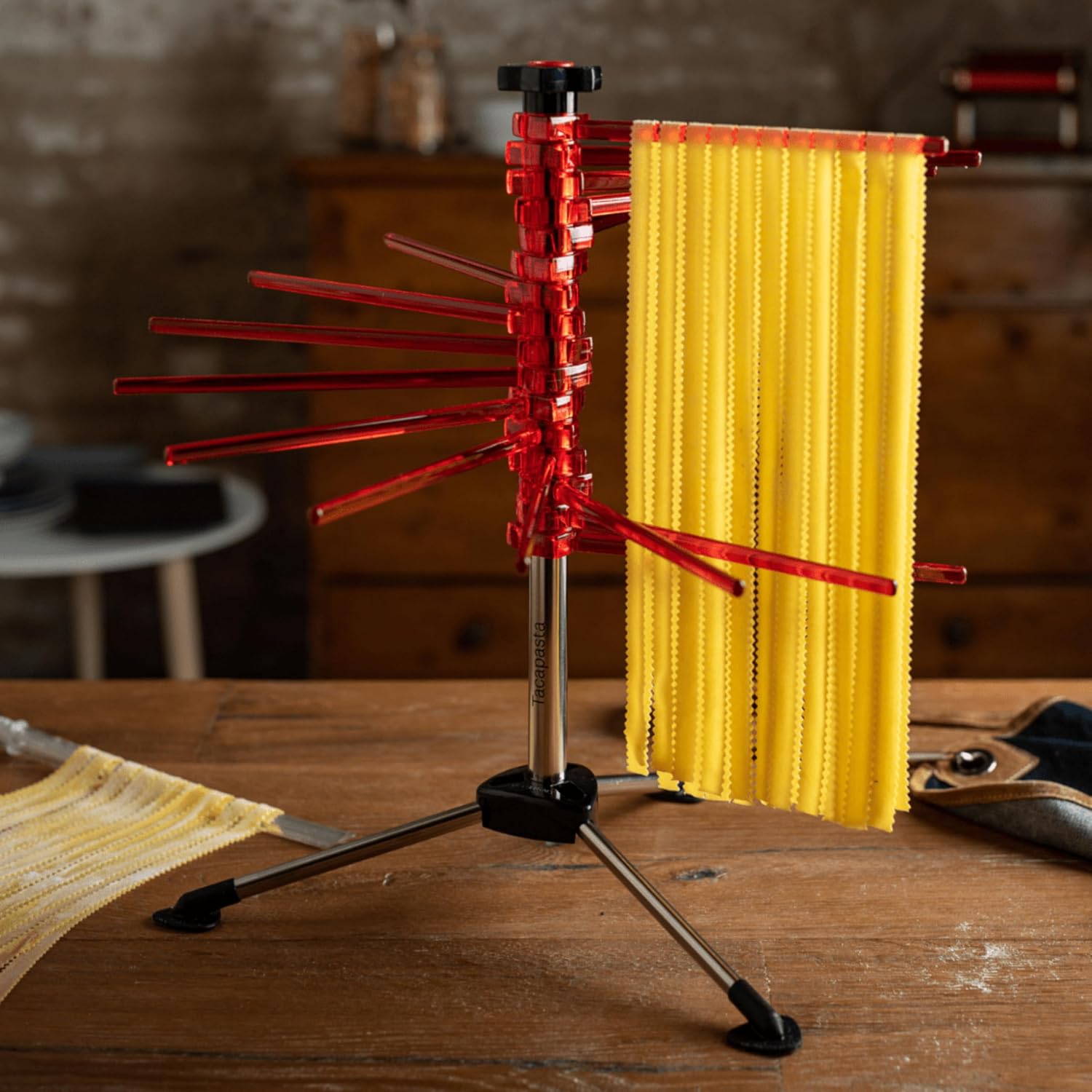 Marcato Tacapasta Premium Pasta Drying Rack, Red
