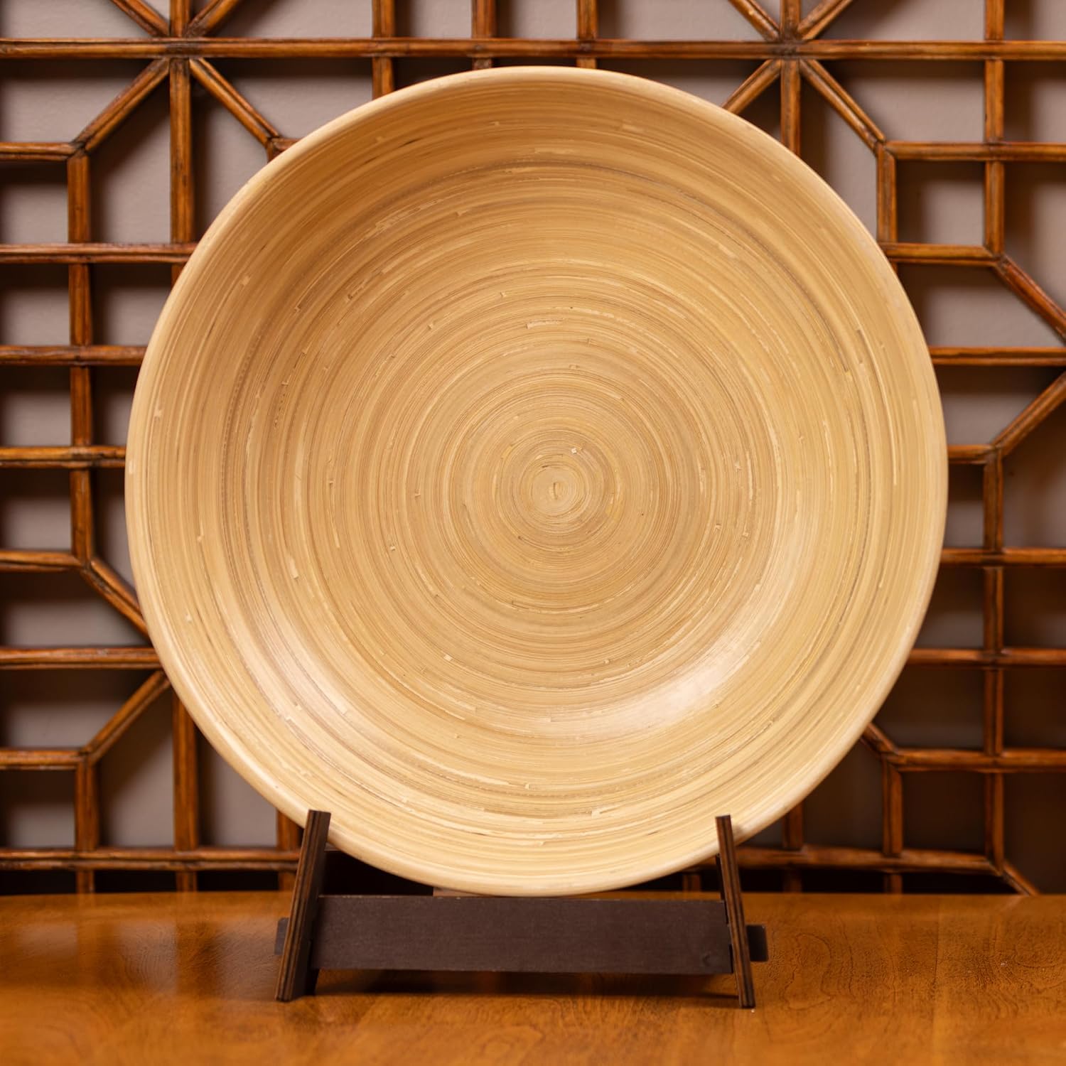 Joyce Chen Lexa Bamboo Salad Bowl – Natural – 14 Inch