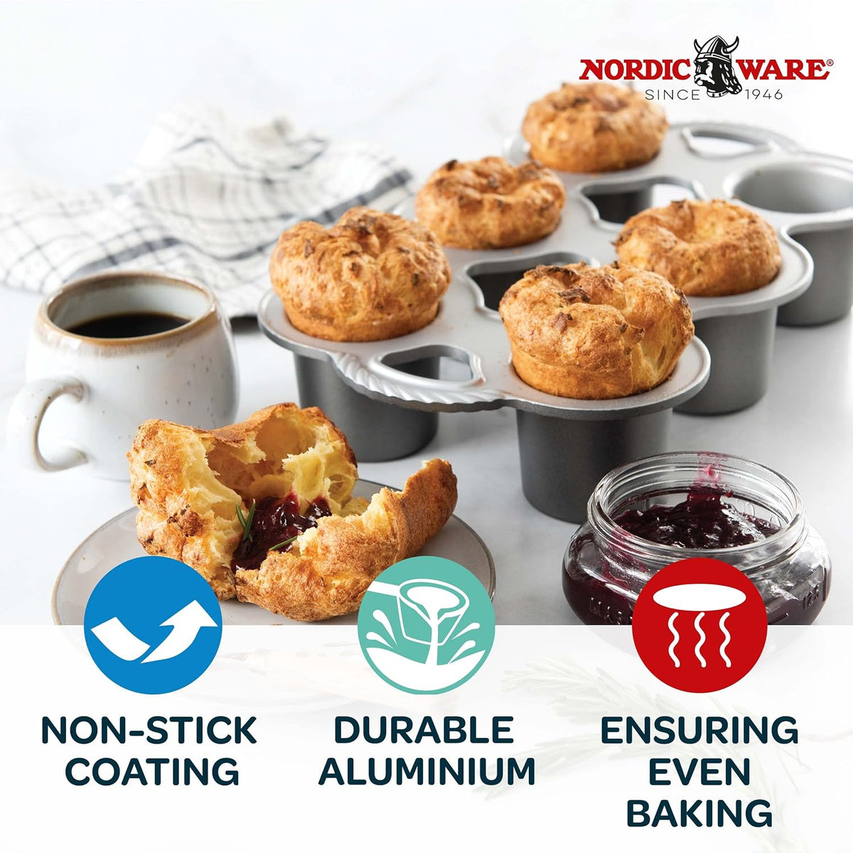 Nordic Ware Grand Popover Pan