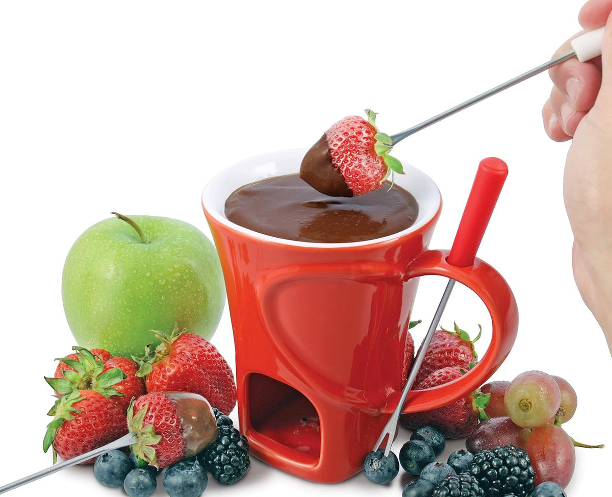 Swissmar Sweetheart Chocolate Fondue Mug Set by Kitchen Niche