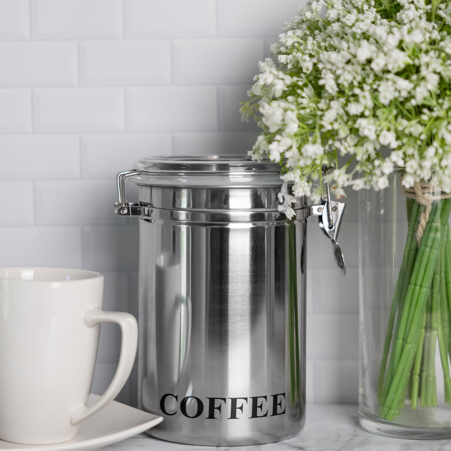 Fox Run Stainless Steel Coffee Canister