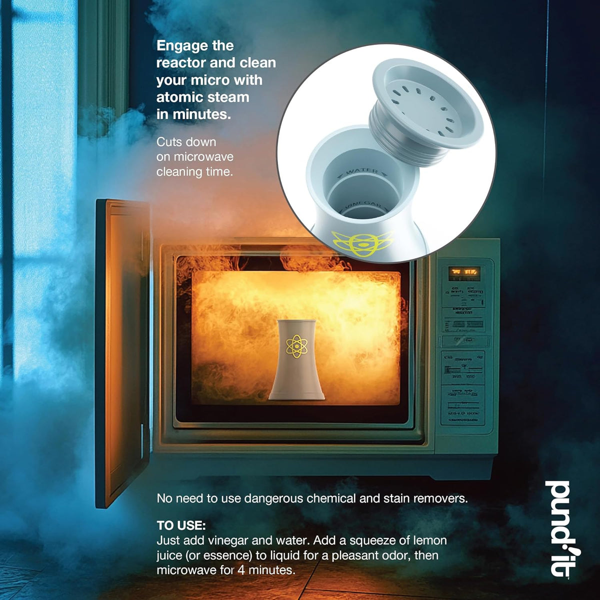Pundit Micro Nuke Microwave Cleaner